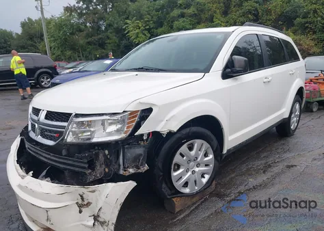 2018 Dodge Journey Se из США, поврежденный, VIN 3C4PDCAB7JT429550